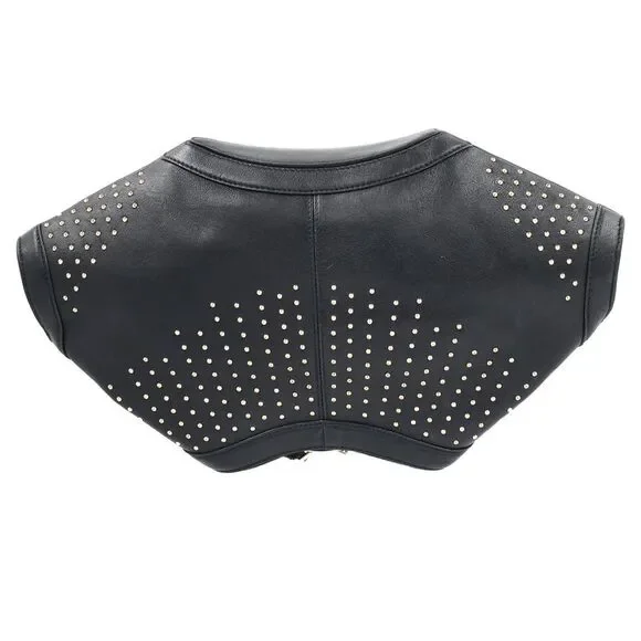 Alexander McQueen Manta Clutch in Black Leather - Picture 10 of 10